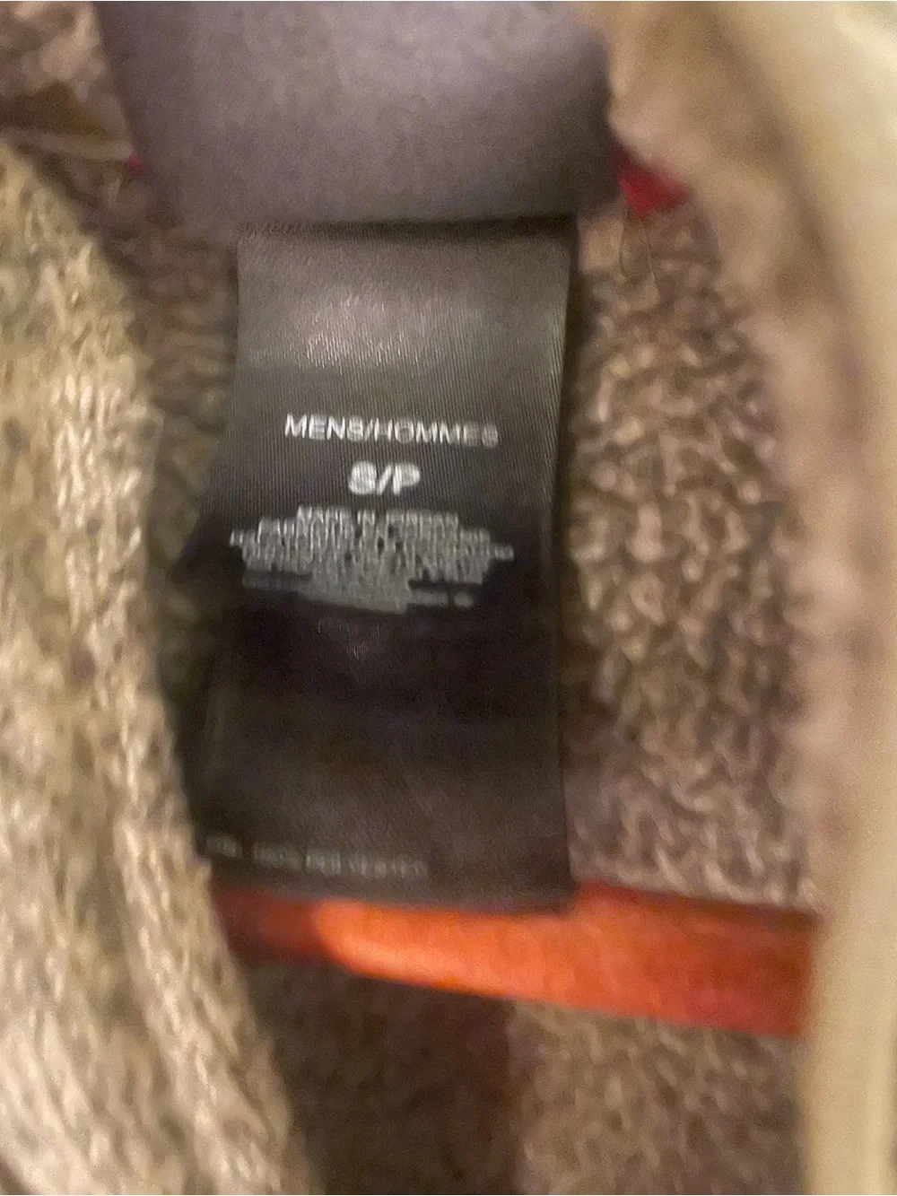 The North Face Men’s Taupe Teddy Fleece Jacket Size Small